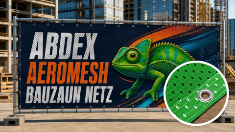 ABDEX AEROMESH Bauzaun Netz – AbdeX