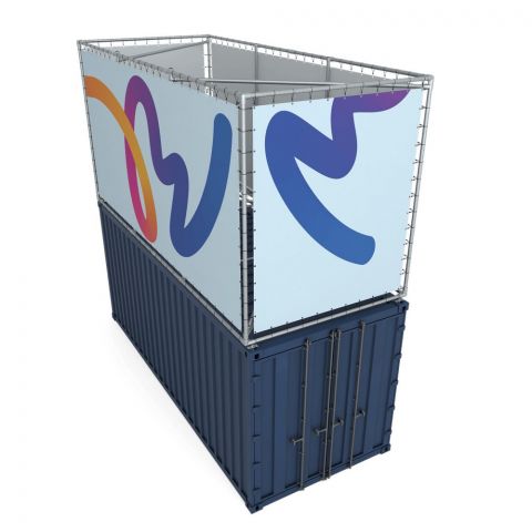 Containerrahmen Rundum auf dem Dach – AbdeX