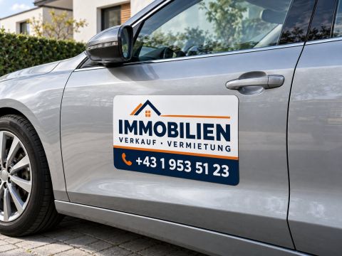 Magnetschilder fürs Makler-Auto – AbdeX