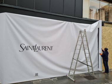 Plane Druck auf Staubwand inkl. Montage 1010 Wien