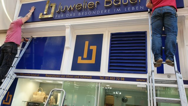 LED Buchstaben Produktion und Montage 1180 Wien – Referenz AbdeX