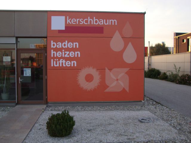 Verkleidung Geschäftslokal mit Planen – Referenz AbdeX