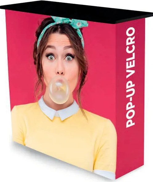 Pop-up Velcro Theke – Ansicht 1