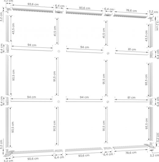 LED-Spannrahmen Profi – Ansicht 3