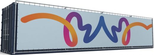 Containerrahmen Lange Seite (40 ft) – Ansicht 1