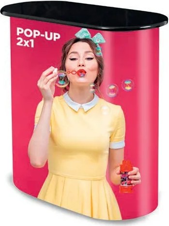 Pop-up Theke 2x1 von AbdeX – Promotiontheken & Falttheken