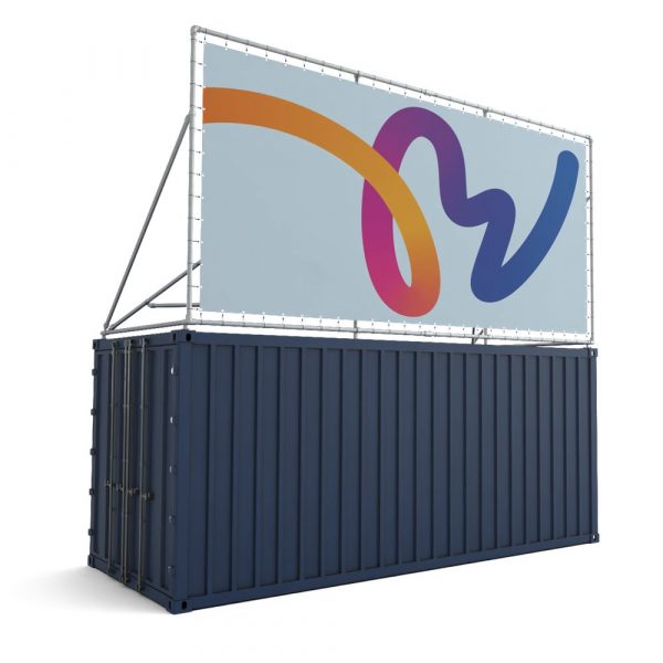 Containerrahmen auf dem Dach – Lange Seite – AbdeX