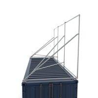 Containerrahmen auf dem Dach – Lange Seite Ansicht 6