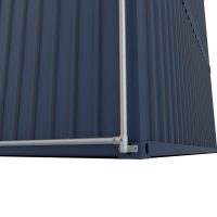 Containerrahmen Kurze Seite – 2 gestapelte Container Ansicht 3