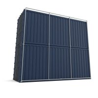 Containerrahmen Lange Seite – 2 gestapelte Container Ansicht 2