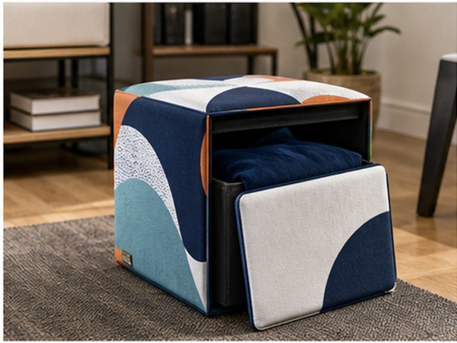 Faltpouf Smart mit Stauraum – AbdeX