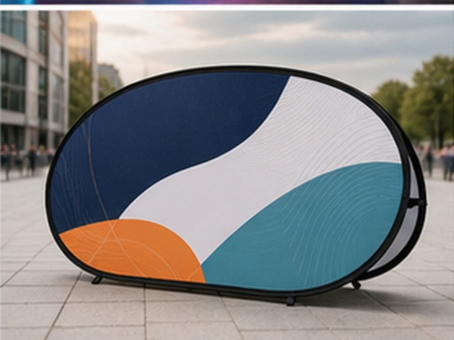 Pop-up Banner Oval – AbdeX