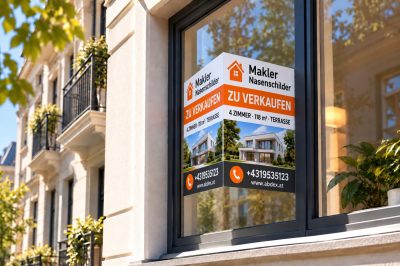 Makler-Nasenschilder