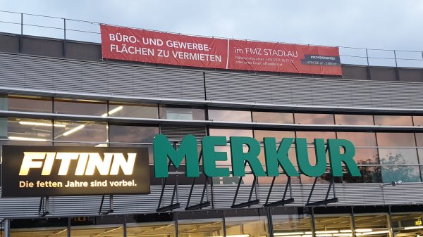 Netzbanner Druck und Montage Stadlau Wien