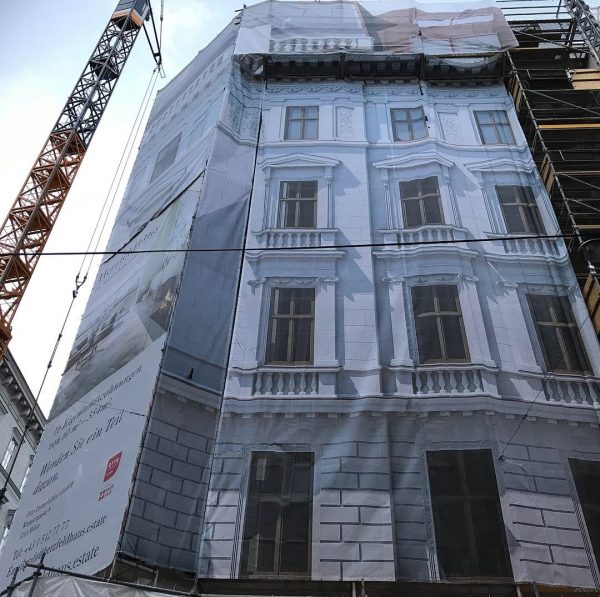 Komplette Gerüstverkleidung inkl. Druck und Montage 1010 Wien