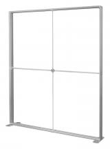 LED-Messewand Modul Silber Ansicht 2