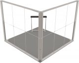 LED-Eckstand 3 × 3 m Ansicht 5