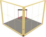 LED-Eckstand 3 × 3 m Ansicht 6