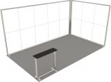 LED-Eckstand 5 × 3 m Ansicht 2