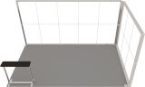 LED-Eckstand 5 × 3 m Ansicht 3