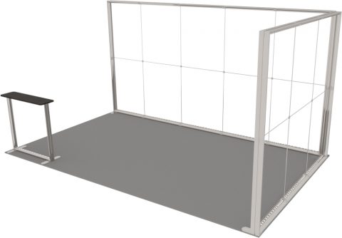 LED-Eckstand 5 × 3 m Detail 3