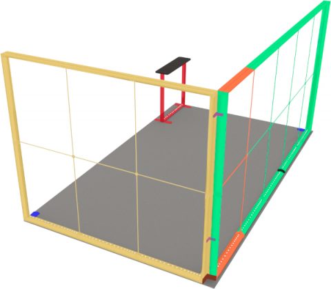 LED-Eckstand 5 × 3 m Detail 5