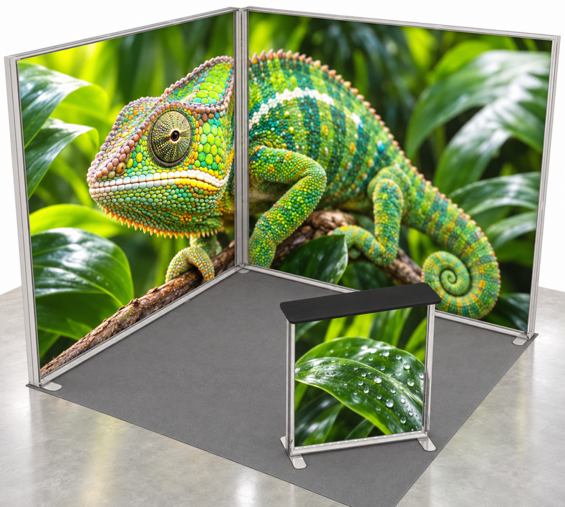LED-Eckstand 3 × 3 m – AbdeX