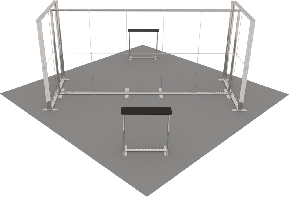 LED-Inselstand 6 × 6 m – AbdeX