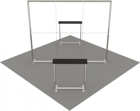 LED-Inselstand 4 × 4 m Detail 3