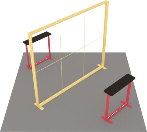 LED-Inselstand 4 × 4 m Detail 5