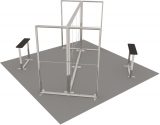 LED-Inselstand 5 × 5 m Ansicht 2