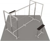 LED-Inselstand 5 × 5 m Ansicht 3