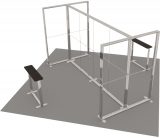 LED-Inselstand 5 × 5 m Ansicht 4