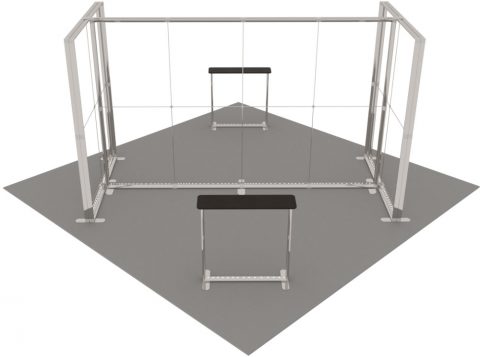 LED-Inselstand 5 × 5 m Detail 4