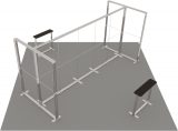 LED-Inselstand 6 × 6 m Ansicht 3