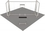 LED-Inselstand 6 × 6 m Ansicht 4