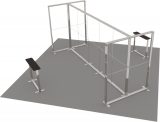 LED-Inselstand 6 × 6 m Ansicht 5