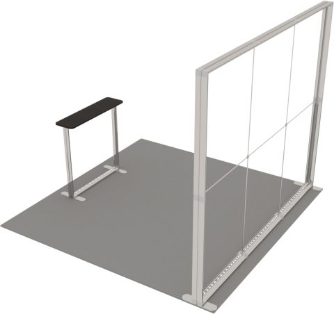 LED-Kopfstand 3 × 3 m Detail 4