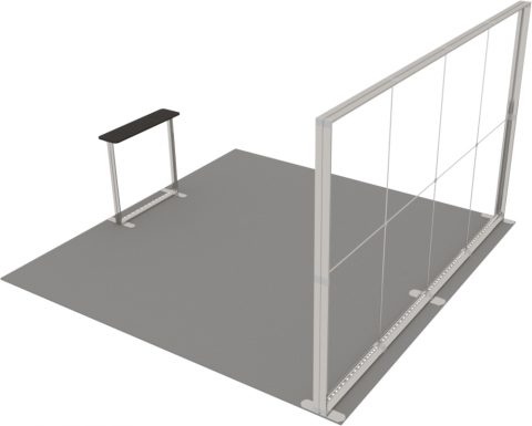 LED-Kopfstand 4 × 4 m Detail 4