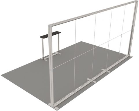 LED-Kopfstand 5 × 3 m Detail 3