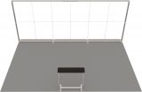 LED-Kopfstand 6 × 4 m · 1 Theke Ansicht 3