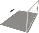 LED-Kopfstand 6 × 4 m · 1 Theke Ansicht 5