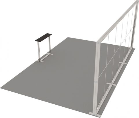 LED-Kopfstand 6 × 4 m · 1 Theke Detail 4