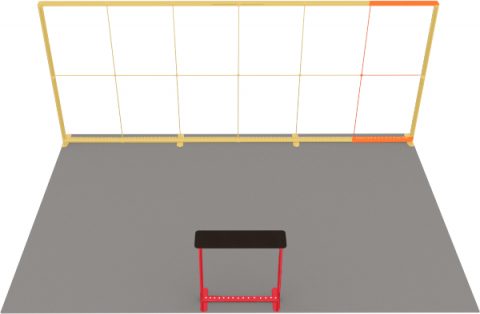 LED-Kopfstand 6 × 4 m · 1 Theke Detail 5