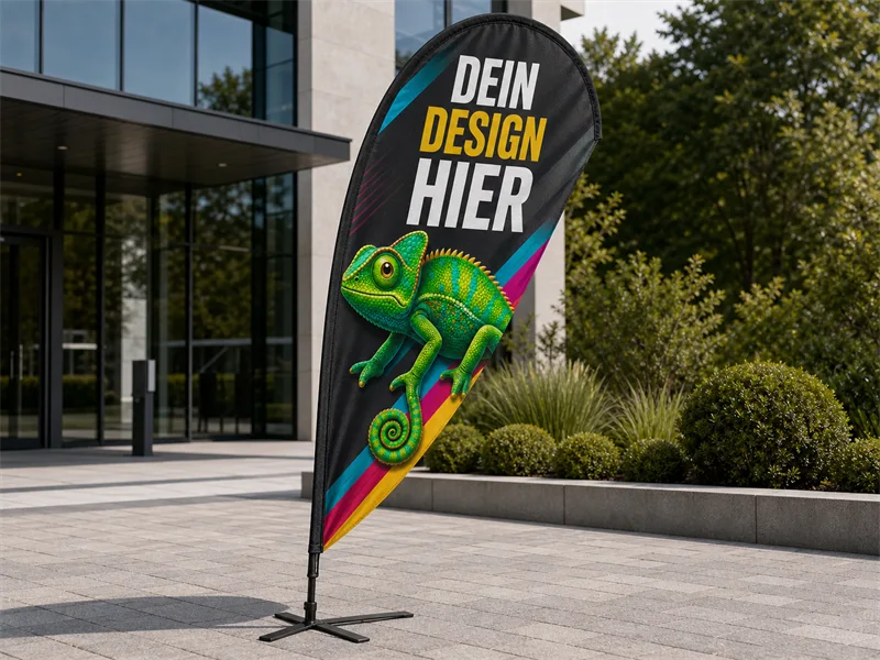 Beachflag AbdeX Dropz inkl. Fahnenmast