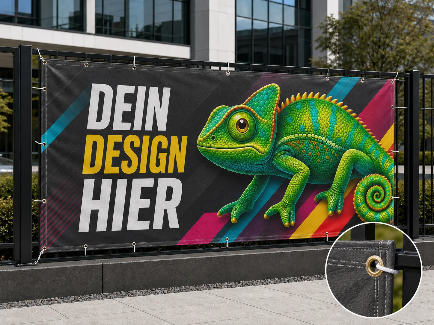 Fahnenbanner mit Hohlsaum von AbdeX