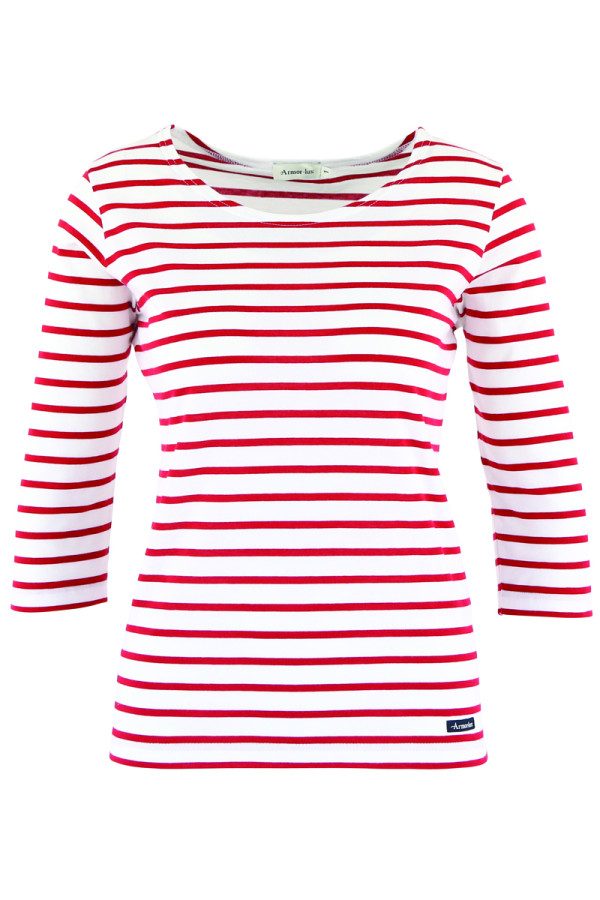 Armor Lux Shirt Im Marine-Stil 3/4 Armeln 6225 bedrucken