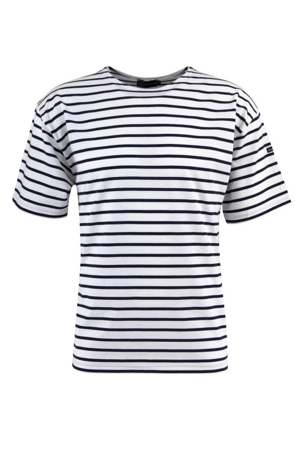 Armor Lux Shirt Mit Kurzen Armeln Im Marine-Stil 1527 bedrucken