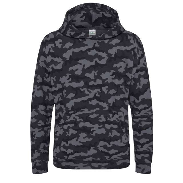 Just Hoods Kids Camo Hoodie bedrucken