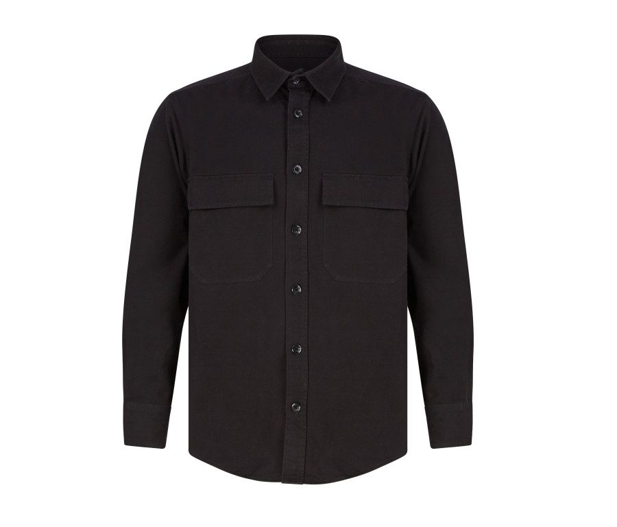 Front Row Drill Overshirt FR054 bedrucken